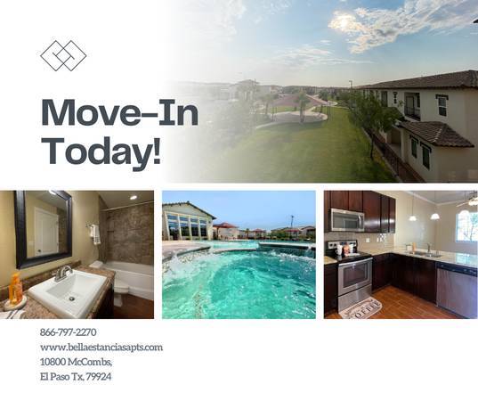 AUGUST MOVE-IN – ONLY A FEW UNITS LEFT – APPLY TODAY! 1
