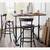 Pottery Barn Pittsburgh desk / pub table 48" long crank system 6 thumbnail