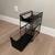 TWO Black 2 Tier Under Sink Organizer w/ Pull Out Drawers 13 thumbnail