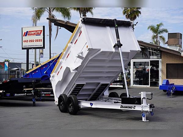 2026 Diamond C MDT 206 12x77 10K GVWR TELESCOPIC JUNK REMOVAL DUMP TRA 1