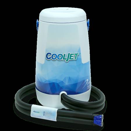 DeRoyal  CoolJet® Cold Temperature Therapy Unit w/Knee/Shoulder Pad 1