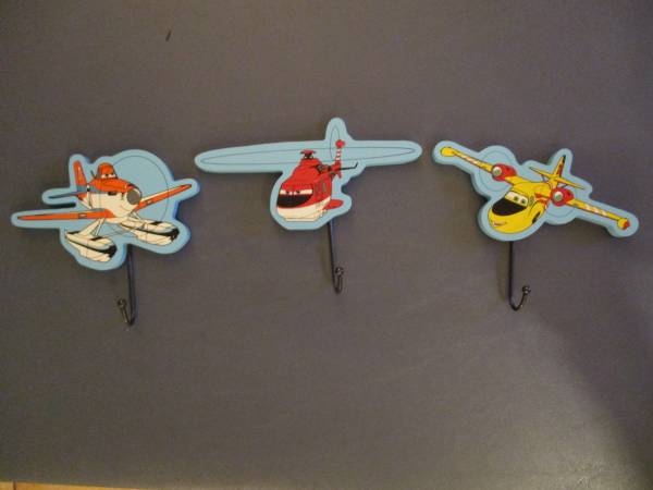 "Disney Planes" Wall Hooks 3pk 1