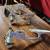 Antique Cast Iron Oil Lamps Holders 1 thumbnail
