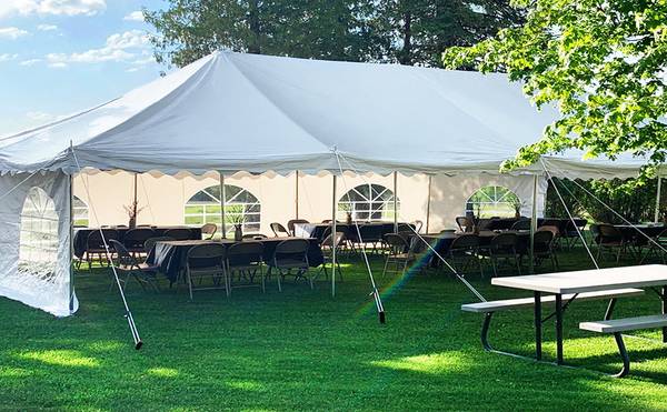 HUGE OPPORTUNITY!!! American Tent 20x40 White 1