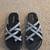 Pair of Women's Soda Black Sandals Size 8 1 thumbnail