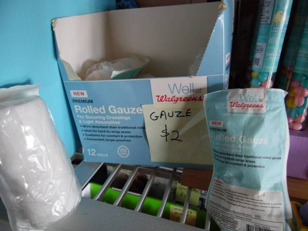Premium Rolled Gauze --New in Package-Half Price-- 1