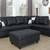 New.Black Sectional Couch 4 thumbnail
