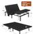 Queen adjustable bed frame w/ massage and foam mattress 9 thumbnail