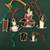 Stained Glass Christmas Ornaments LOT of #6 2 thumbnail