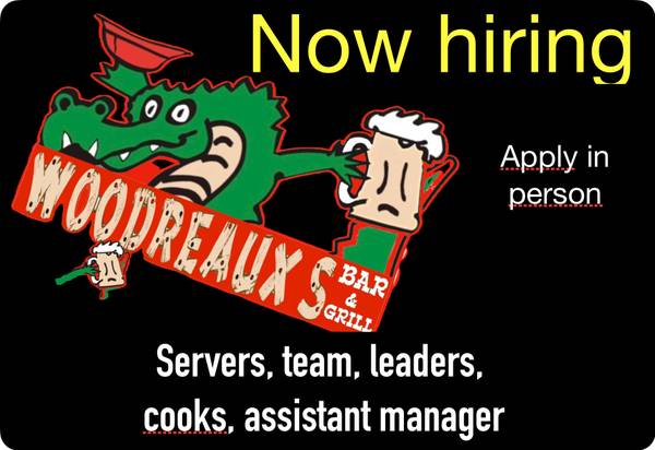 Servers, assistant manager, team leader 1