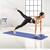 Amazon Basics 1/4-Inch Thick TPE Yoga Mat 6 Piece Set, Blue 6 thumbnail