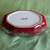 Like new Teleflora Holiday Red w/Silver Snowflakes Bowl Decor Planter 4 thumbnail