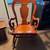 Vintage Mid Century Tell City Maple Balloon Back Rocking Chair Farmhouse Rocker 1 thumbnail