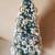 Vintage Miniature 10" Bottle Brush Christmas Tree, Nativity 4 thumbnail