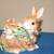 New! Fitz & Floyd - Lidded Box - Woodland Spring Mother/Baby Rabbit 1 thumbnail