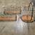 Vintage Wicker and Green Metal Basket & 2 Matching Wall Shelves 7 thumbnail