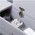 New-Grey Zenna bathroom over toilet storage cabinet adjustable shelves 4 thumbnail
