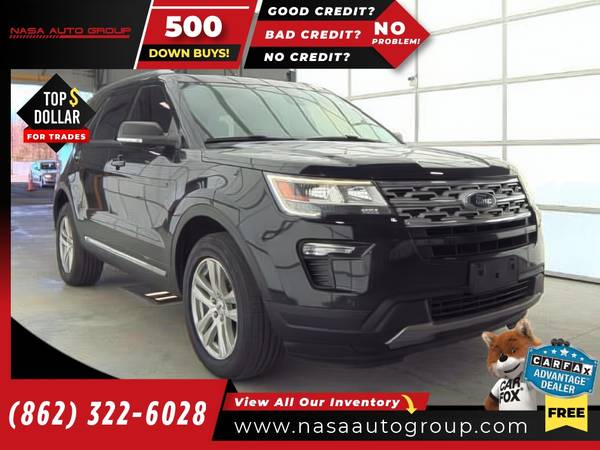 2019 Ford Explorer XLT - $11,595 (The price in this ad is the downpayment)63482499906563123