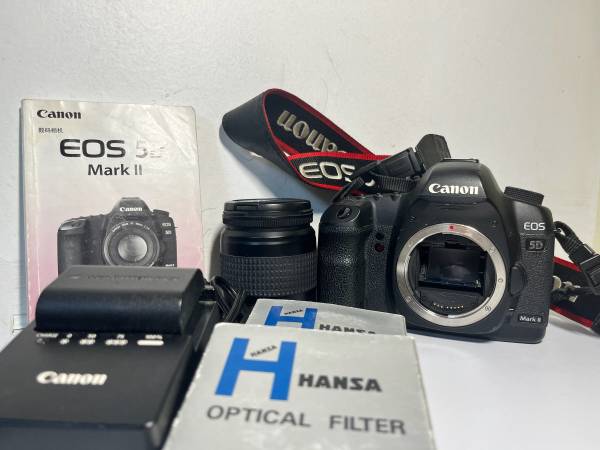 Canon EOS 5D Mark II Bundle – Works Like New (Lens, Batteries, CF Card + Free 1