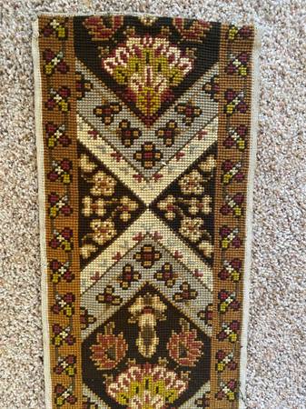 Antique French Needlepoint edging (Brown) 1