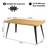 BLACK FRIDAY SALES! Homy Casa · Lancelot Modern Oak Dining Table 3 thumbnail