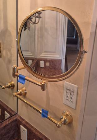 Towel Bar $10, retractable mirror 1