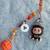 Unique Handmade Labubu/Pop Mart Halloween Bag Charm - Keychain - Great Gift! 2 thumbnail