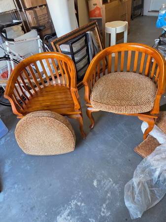 2 Decorator Solid Wood Chairs $ACRIFI$E - 1