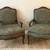 Vintage French Provincial Down Filled Arm Chairs 1 thumbnail