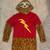 Adult Small Onesie Sloth Pajamas 1 thumbnail