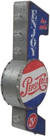 Home Décor Pepsi Sign With Lights And Vintage Décor & Nascar Clock - $40 (Pembroke Pines)63471414740227120