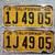 1940 California License Plates, DMV Clear Guaranteed 2 thumbnail