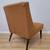 Vintage 1960s Mid Century Modern Upholstered Slipper Chair 6 thumbnail
