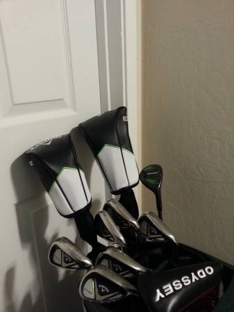 like new Callaway full golf clubs set and bag 1