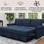 L-shaped Queen Sofabed, Couch w/storage, 5 XL Pillows, LN 10 thumbnail