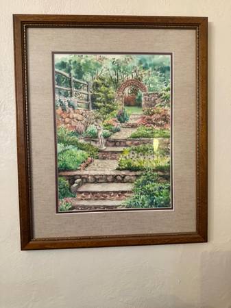 Original watercolor on camvas 1