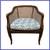 Mid 20th Century Bamboo + Cane Barrel Chair 1 thumbnail