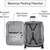 Samsonite UpLIFT Softside 22" Carry-On Spinner Lightwt Black Suitcase 6 thumbnail