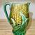 Antique Majolica Corn Pattern Creamer 2 thumbnail