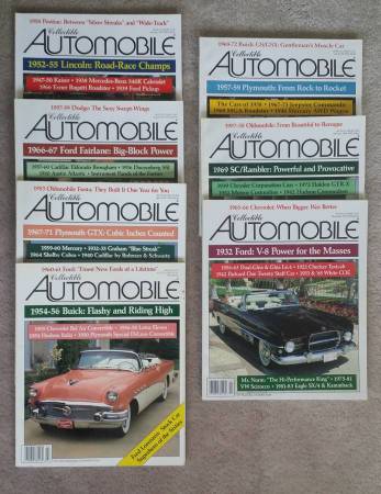 Collectible Automobile Magazines 1