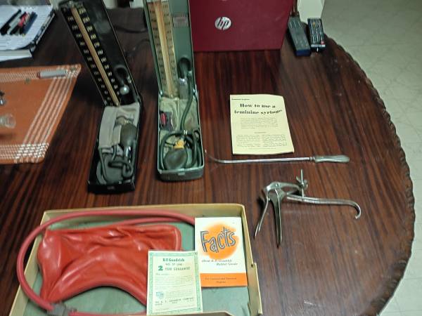 Antique/Vintage medical pieces and motif. 1
