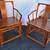 Pair of Wood Chinese Style Wide Arm Chairs 1 thumbnail