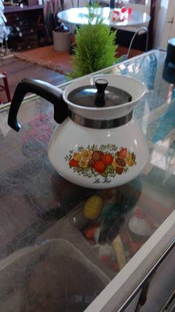 Corning Ware spice of life ( french ) Coffee / Tea Pot / Kettle 6 cup 1