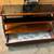 Tv stand tempered glass with drawer 2 thumbnail