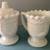 Vintage Westmoreland Sugar & Creamer Milkglass 3 thumbnail