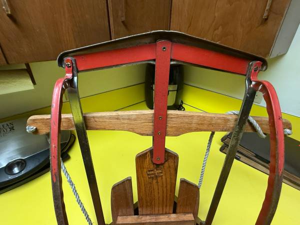 Vintage Large Flexible Flyer Wood Steel Snow Sled - $25 (Bellevue)63444074747139123