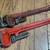 Snap On Tools 18" 14" External Pipe Wrench Set Adjustable Pliers Lot 3 thumbnail