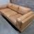 MCM Style West Elm Zander Premium Camel Leather sofa 1 thumbnail