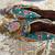 Antique  Beaded Wedding Shoes pre 1900?  Fashion-  art ? 2 thumbnail