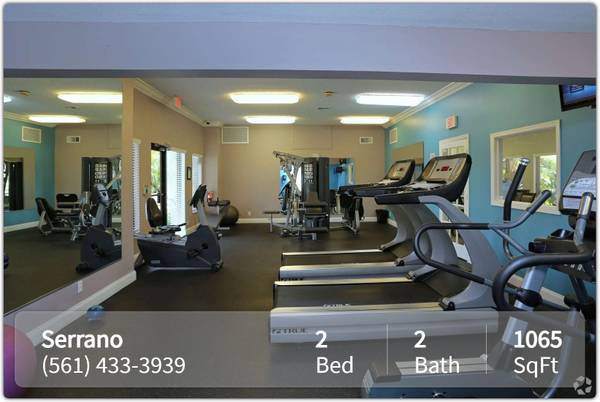 $1,990 / 2br - 1065ft2 - Zoom on over for a look at our great 2 bed, 2 bath! 1065 Sq Ft! (West Palm Beach - Serrano Apartments)64002016182145120